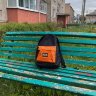 Рюкзак с оранжевым карманом